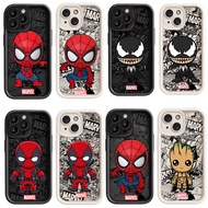 Marvel Venom Spider-Man Cute Frosted Casing For Infinix GT 20 10 Pro Smart 8 9 Note 40 30 Hot 4oi 30