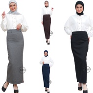 CODE C39E Black Long Work Skirt Span Biron Fan Formal Office Material 1