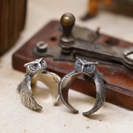 925純銀 貓頭鷹戒指 (MW R1030)