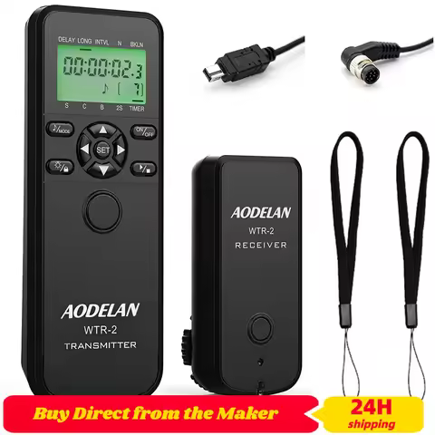 AODELAN Wireless Camera Timer Remote Control Shutter Release for Nikon Z9, Z7 II, Z6 II, Z6, Z5 D780