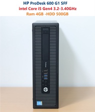 HP ProDesk 600 G1 SFF -intel Core i5 Gen4 3.2-3.40GHz -Ram 4GB -HDD 500GB