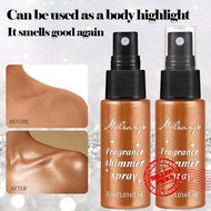 5 Colors Body Glitter Spray Body Highlight Shimmer Powder Long-Lasting Shine For Cheeks I2N9