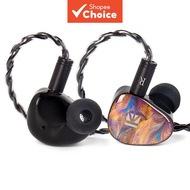 KBEAR KB02 in Ear Monitor Headphones Wired Earbuds HiFi IEM with 2PIN IEM Cable in Ears Earphones Ga