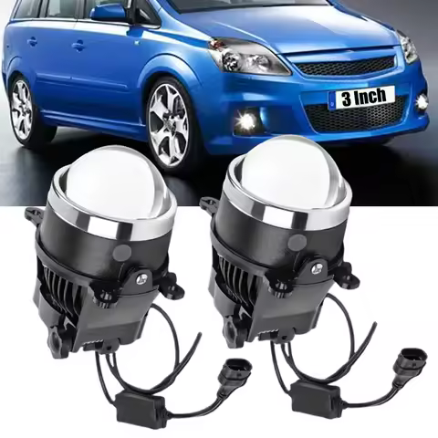 12V Bi Led Projector Lens Fog Light 3inch H11 Foglamp PTF Lens for Honda FIT Jazz City CR-Z/ Opel Su