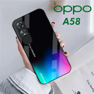 Softcase Glass Kaca Acrilik Bagus Oppo A58 5G Terbaru 2023 - Case Oppo A58 - Kesing Oppo A58 - Kesing Oppo A58 - Case handphone Oppo A58 - Kesing hp Oppo A58 - Sarung hp Oppo A58 - Pelindung HP Oppo A58 - Anti Gores