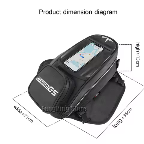 Motorcycle fuel tank navigation bag waterproof large capacity fuel tank bag For R1300GS Adventure R1