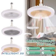Remote Control Fan Lamp 360° Rotary Ceiling Led Adjustable Air Volume For Room/kitchen [intelligent]