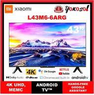 XIAOMI L43M6-6ARG 43 Mi TV P1 Series L43M6-6ARG (Limitless 4K LED display With Google Assistant)