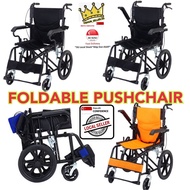 Portable lightweight pushchair Wheelchair model +/-11kg Foldable