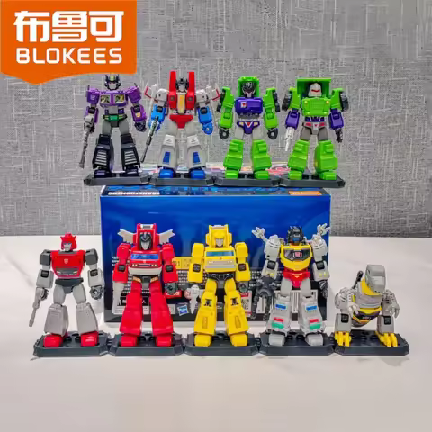 Genuine Blokees Blind Box Transformers Galaxy Version2 Emergency Call Optimus Prime Starscream Bumbl