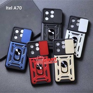 Itel A70 Case Robot slide Protect Camera Case Itel A70