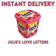INSTANT DELIVERY - 360G JULIE’S LOVE LETTER CHOCOLATE / STRAWBERRY / BISKUT LOVE LETTER COKLAT / STR