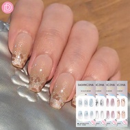 Dashing Diva False Nails Glass Ballet Shoes Shape Model MDF5F015CG-MDF5F018CG 1 Box Contains 30 Nail