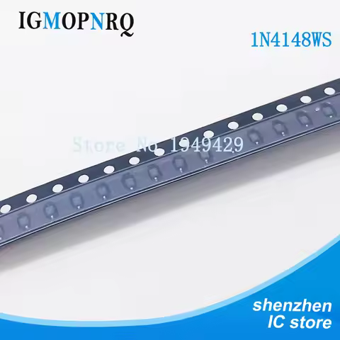 100pcs SMD diode 0805 1N5819 1N4007 1N4148 SOD-123 SOD123 SOD-323 1206 1N4148WS 1N5819WS B5819WS SOD