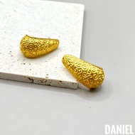 •DANIEL• 歐美老件 Anne Klein 細節紋路雕刻耳環
