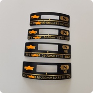 Suitable for Nikon 24-70 70-200 80-400 Lens Signage AF-S Nameplate Lens Accessories