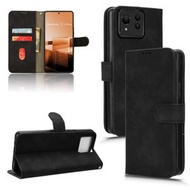 全城熱賣 - 適用於 ASUS Zenfone 11 Ultra 膚感翻蓋磁吸手機皮套（黑色）