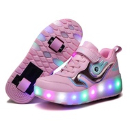 ใหม่ที่มองไม่เห็นพับเดิน Roller Skates รองเท้าสําหรับชายและหญิงนักเรียนวัยรุ่นกีฬาสเก็ตน้ําแข็งรองเท