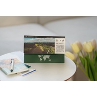 2027 Travel Ticket Calendar/365 Days Travel around the World Tourist Attractions/Mountain Field Trai