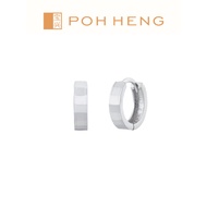 Poh Heng Jewellery 18K Earrings in White Gold