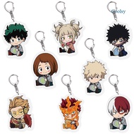 Coolsy My Hero Academia Keychain Cartoon Transparent Acrylic Key Ring Acrylic Keychains