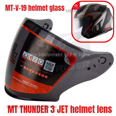 MT-V-19 Helmet Lens for MT THUNDER 3 JET EXPERT Open Face Helmet Uinverse MT-V-19 Replacement Helmet