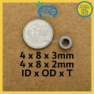 Bearing MR84 ZZ 4x8x3mm MR84K2 OP 4x8x2mm