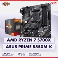 AMD RYZEN 7 5700X AM4 PROCESSOR AND MOTHERBOARD COMBO (3 YEARS WARRANTY)