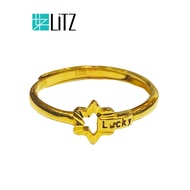 LITZ 916 Gold Ring (22K) (PX) GR0080 <2.10g+/->