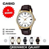 Casio Leather Analog Watch (MTP-V005 Series)