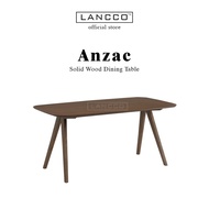 LANCCO Anzac Solid Wood DIning Table (160 cm)