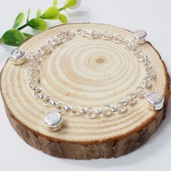 925 Silver Baby Anklet Bracelet with Hello Kitty Bells / Rantai Kaki Tangan Baby Perak 925 (CA8)