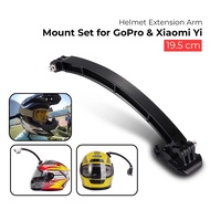 PERALATAN Photo STUDIO Equipment YOUTUBE Content Equipment HELMET EXTENSION ARM SET MOUNT FOR GOPRO 