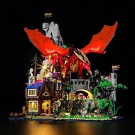 BRIKSMAX LED Light for Lego Dungeons & Dragons: The Legend of the Red Dragon 21348 - Compatible with