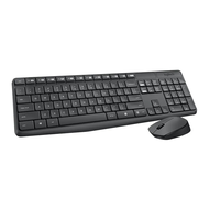 logitech 羅技 公司貨 無線鍵盤滑鼠組 鍵盤 + 滑鼠 原廠保固 MK235 灰色