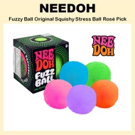 [NeeDoh] Fuzzy Ball Original Squishy Stress Ball Slime Toy Rosé Pick Random Color