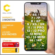 LCD Compatible For IP 16 16E 15 14 13 12 MINI 11 PRO X XS MAX XR SE 2020 2022 6 6S 7 8 PLUS (With Di