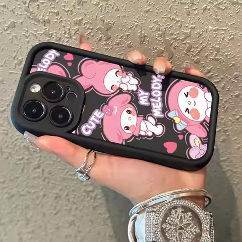 For Motorola Moto Edge 70 60 Fusion 50 Neo G04 G24 G55 G75 G34 G15 G05 Cute Kuromi Melody Cartoon Mu