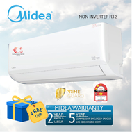 Midea Xtreme Cool 1.0 HP/1.5 HP/2.0 HP/2.5 HP Non Inverter Air Conditioner MSAG-10CRN8/13CRN8/19CRN8/25CRN8 + R32 Refrigerant