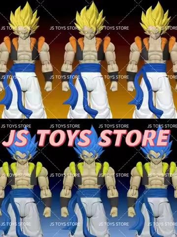 In Stock Tonsenarttoys Kamione Dragon Ball Z SHF Super Saiyan Gogeta Anime Action Figures Model Toys