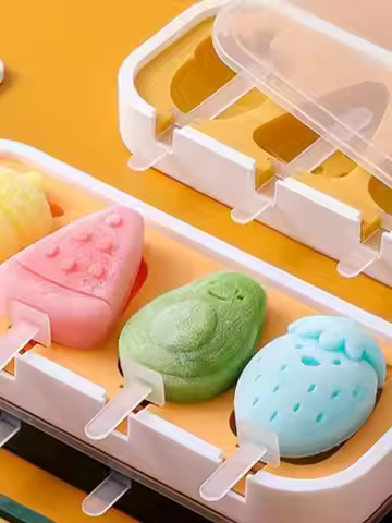 Silicone Ice Cream Mold, Homemade Ice Lolly, Ice Pop, Popsicle Mold, Kids Cheese Bar, Ice Cream Mold