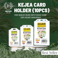(10PCS) KEJEA ID Card Case Transparent Hard Plastic Card Holder High Quality ID Holder