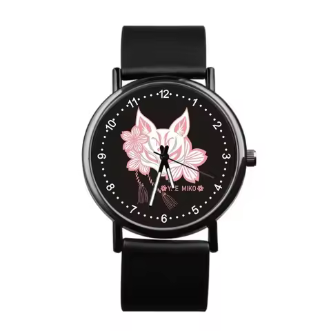 Game Impact Cos Quartz Watch Mavuika Yae Miko Focalors Furina Wanderer Waterproof Silicone adult Ani