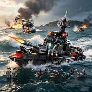 Children Assembled Military Series Ship Model Special Forces Series Boys Educational Deformation Toy