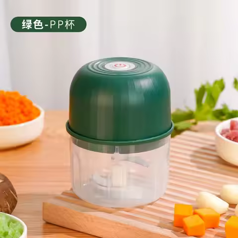 1 electric ginger and garlic grinder, 260mL meat grinder, onion grinder, vegetable and chili crusher