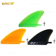 ❆ 4.6 Inch Surf Fins Surfboard Fin Soft Flex Center Fin Long Board Fin For Air Sup Long Board Surfboard Inflatable Paddle Board