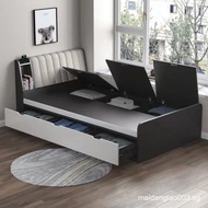 Custom tatami single bed 1m 2 children's high box storage bed storage household bedroom drawer moder
