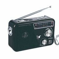 WAXIBA Elderly Portable Rechargeable with LED Flashlight MP3 Player Speaker 3-Band Radio