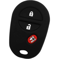 KeyGuardz Keyless Entry Remote Car Key Fob Outer Shell Cover Soft Rubber Case for Toyota Tacoma Tund