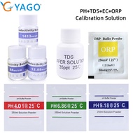 YAGO PH Buffer Powder ORP Calibrate Powder TDS EC Calibration Solution For Water Quality Tester